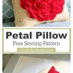Petal Pillow Free Sewing Pattern