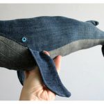Repurposed Denim Whale Free Sewing Pattern