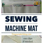Sewing Machine Mat Free Sewing Pattern