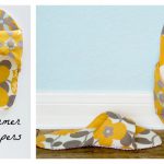 Summer Slippers Free Sewing Pattern
