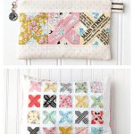 Cross Stitch Quilt Block & Pillow Free Sewing Pattern