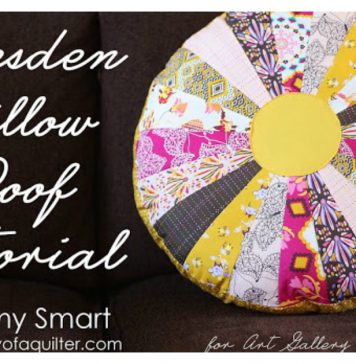 Dresden Pillow Free Sewing Pattern