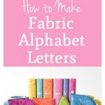 Fabric Alphabet Letters Free Sewing Pattern