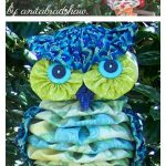 Fabric Yo-Yo Owl Sewing Pattern