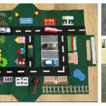 Felt Car Play Mat-House Free Sewing Pattern