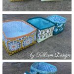 Itty Bitty Nested Baskets Free Sewing Pattern