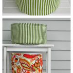 Round Nesting Storage Baskets Free Sewing Pattern