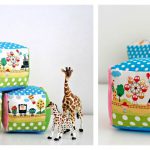 Soft Rattle Blocks for Babies Free Sewing Pattern