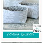 Square Nesting Baskets Free Sewing Pattern