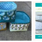 Square Nesting Baskets Free Sewing Pattern