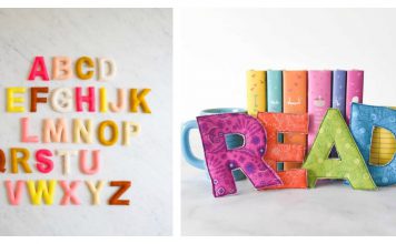 Stuffed Fabric Letters Free Sewing Pattern