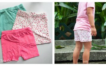 Summer Shortie Leggings Free Sewing Pattern