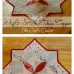 Winter Seeds Table Topper Free Sewing Pattern