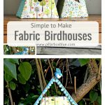 Fabric Birdhouses Free Sewing Pattern with Template