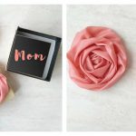 Ribbon Rose Flowers Free Sewing Pattern