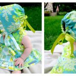 Ruffle Bonnet Free Sewing Pattern