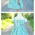 Vintage Dress Free Sewing Pattern