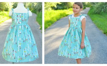 Vintage Dress Free Sewing Pattern
