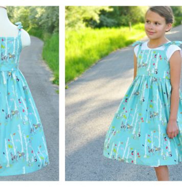 Vintage Dress Free Sewing Pattern