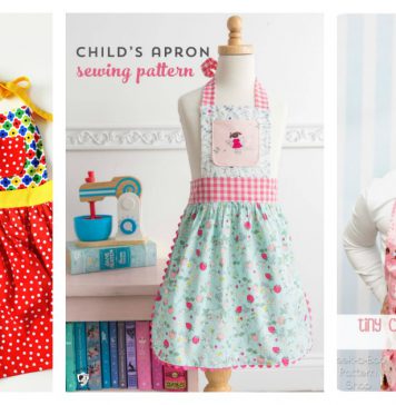 Child’s Apron Free Sewing Pattern
