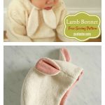 Animal Lamb Bonnet Free Sewing Pattern