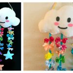 Felt Cloud Bow Holder Free Sewing Pattern