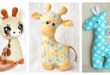 Giraffe Soft Toy Sewing Patterns