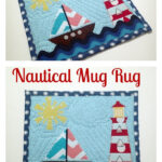 Nautical Mug Rug Free Sewing Pattern