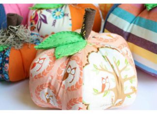 Patchwork Pumpkins Softie Free Sewing Pattern