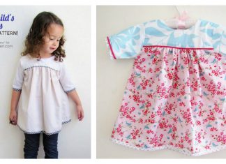 Sweet Child's Dress Free Sewing Pattern