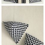 Fabric Pyramid Bookends Free Sewing Pattern