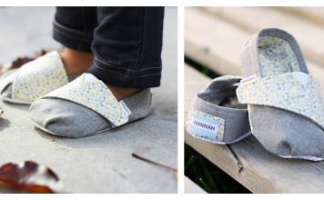 Toms Inspired Baby Shoes Free Sewing Pattern