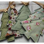 Christmas Tree Bunting Garland Free Sewing Pattern