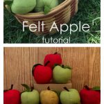 Felt Apple Free Sewing Pattern