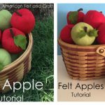 Felt Apple Free Sewing Pattern