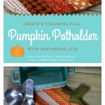 Fusible Fleece Fall Pumpkin Potholder Free Sewing Pattern