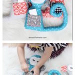 Secret Notes Stuffed Monkey Free Sewing Pattern