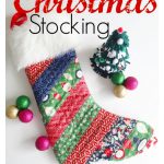 Simple Quilted Christmas Stocking Free Sewing Pattern