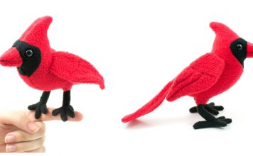 Cardinal Plush Free Sewing Pattern
