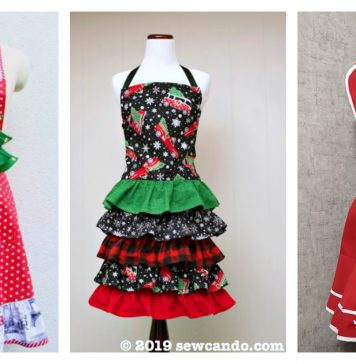 Christmas Apron Free Sewing Patterns