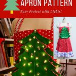 Christmas Apron Pattern with Lights Free Sewing Pattern