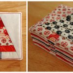 Christmas Tree Coasters Free Sewing Pattern