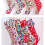Elf Christmas Stocking Free Sewing Pattern