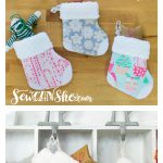 Mini Christmas Stocking Free Sewing Pattern