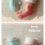 Mini Mitten and Stocking Ornaments Free Sewing Pattern
