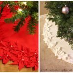 Poinsettia Tree Skirt Free Sewing Pattern