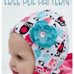 Baby Hat with Chin Strap Free Sewing Pattern