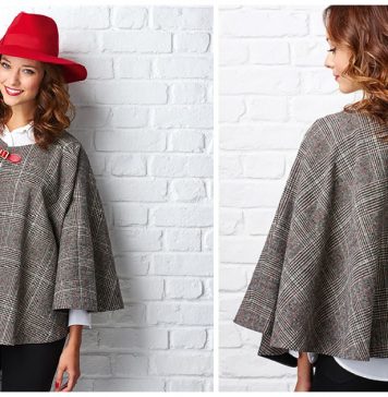 Circle Cape Free Sewing Pattern