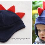 Dino Hat Free Sewing Pattern