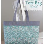 French Market Tote Bag Free Sewing Pattern